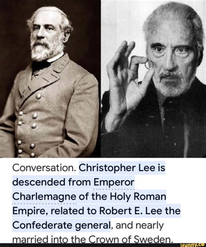 Unveiling The Connection: Was Christopher Lee Related To Charlemagne?